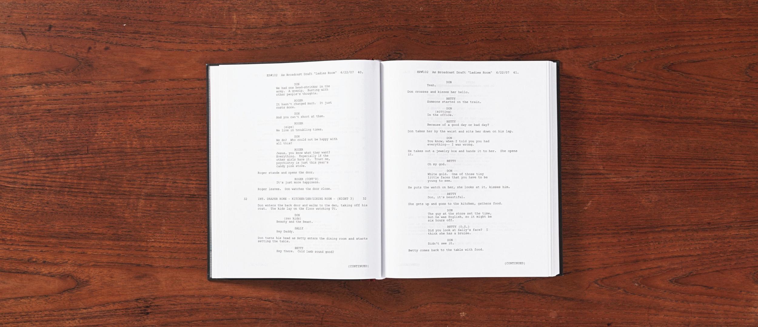 Matthew Weiner. Mad Men, Art Edition No. 501–512 (Signed Pilot Script Edition) - Bild 22 von 24