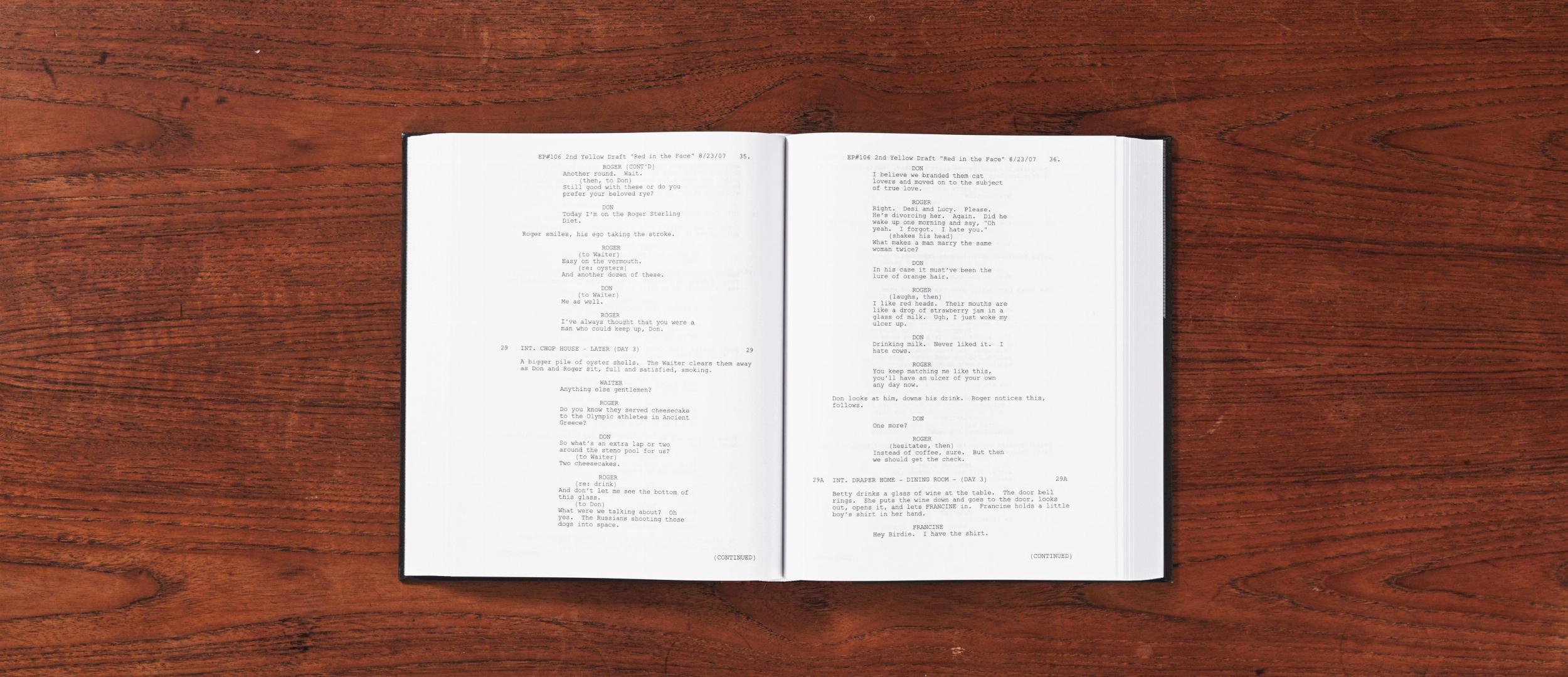 Matthew Weiner. Mad Men, Art Edition No. 501–512 (Signed Pilot Script Edition) - Bild 24 von 24