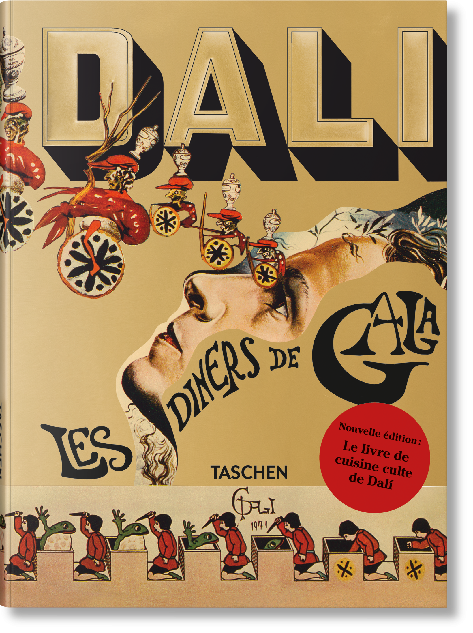 保障できる dîners Les Dalí. de Books TASCHEN Gala. アート・デザイン・音楽