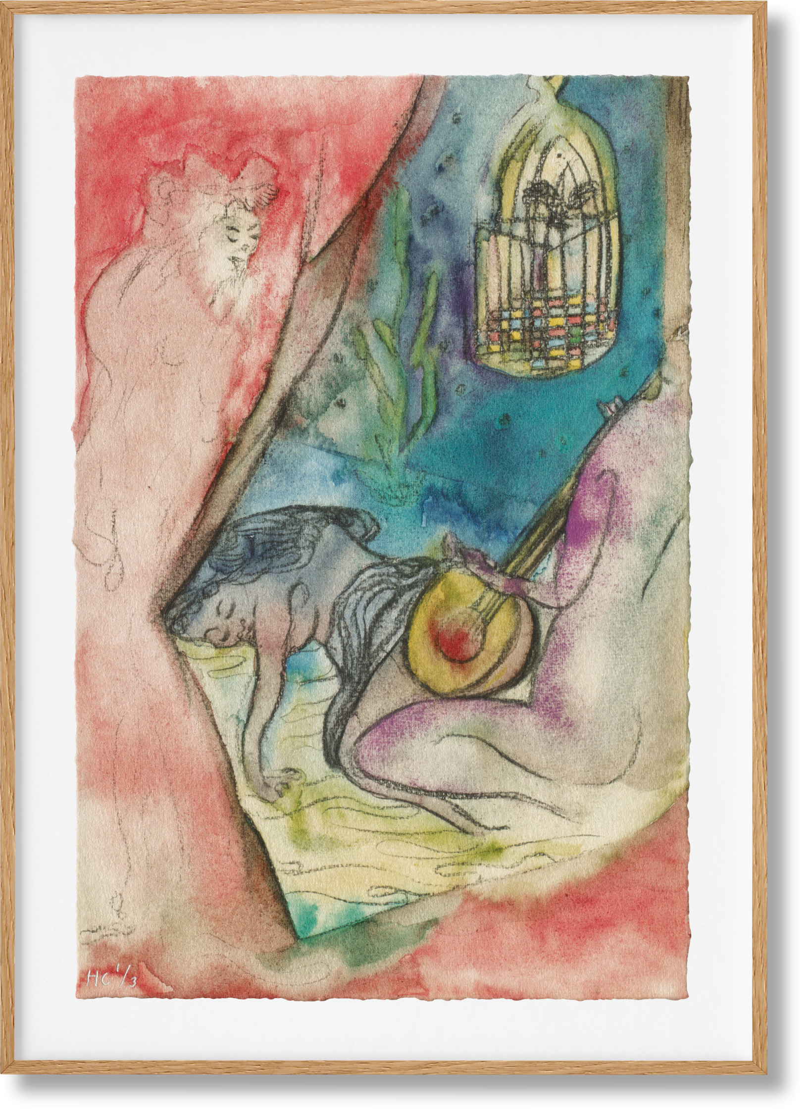 National Gallery. Art Edition No. 1–100, Chris Ofili ‘The Caged Bird’s Song (Voyeur)’
