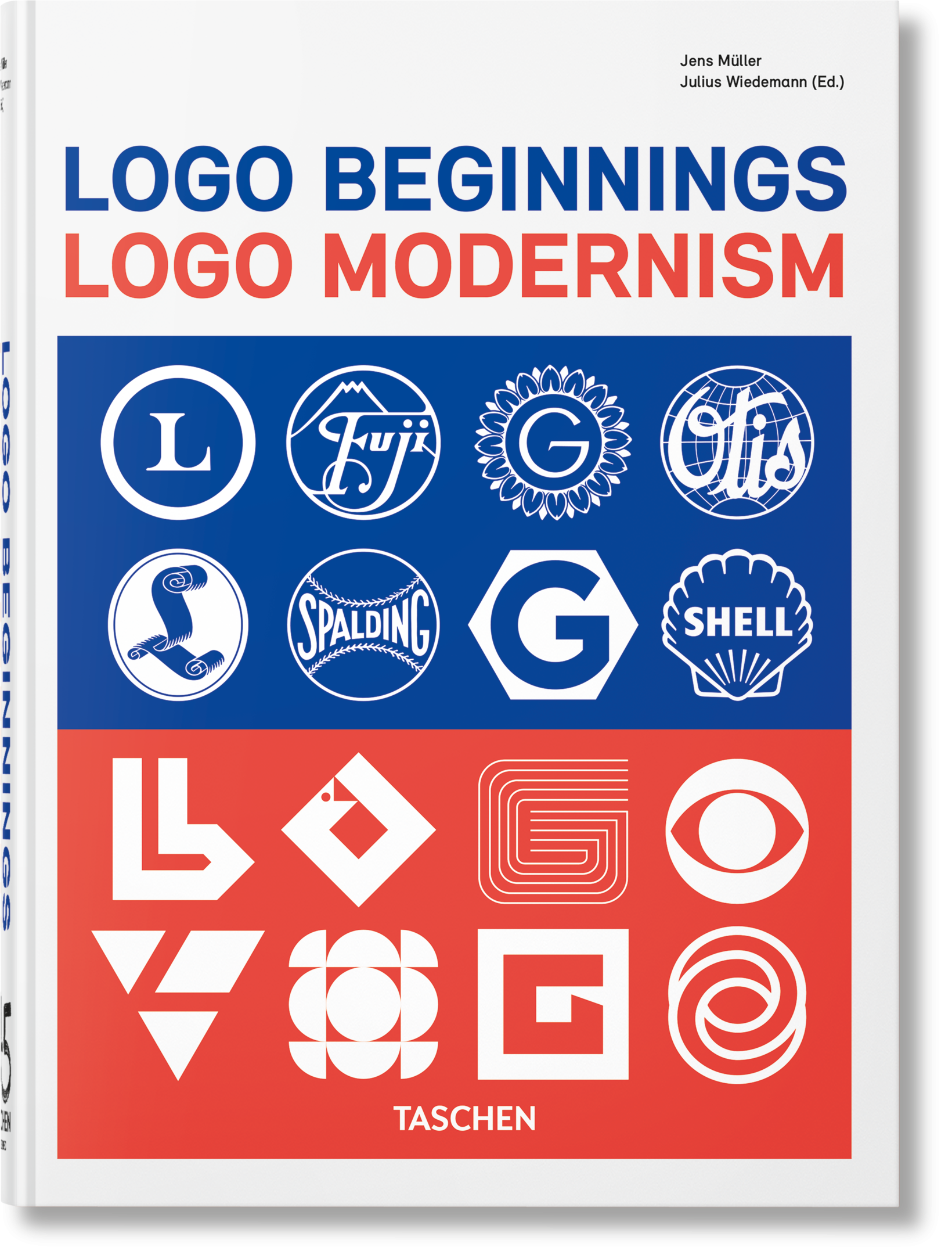 TASCHEN「LOGO BEGINNINGS」 Jens Mller Logo Beginnings. Logo Modernism. 45th Ed. TASCHEN Books. TASCHEN